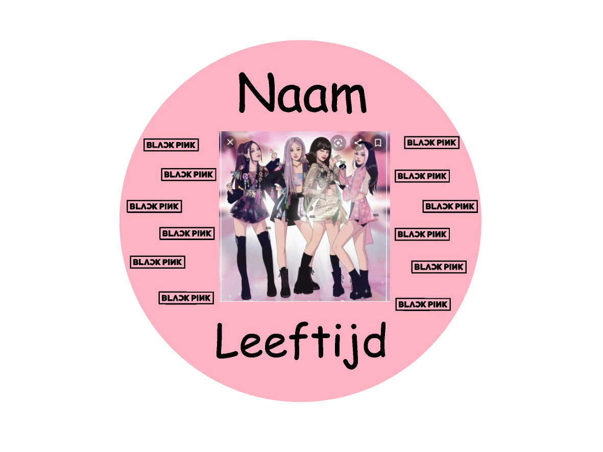 Sluitstickers bedrukt (per vel) Ø 3 cm