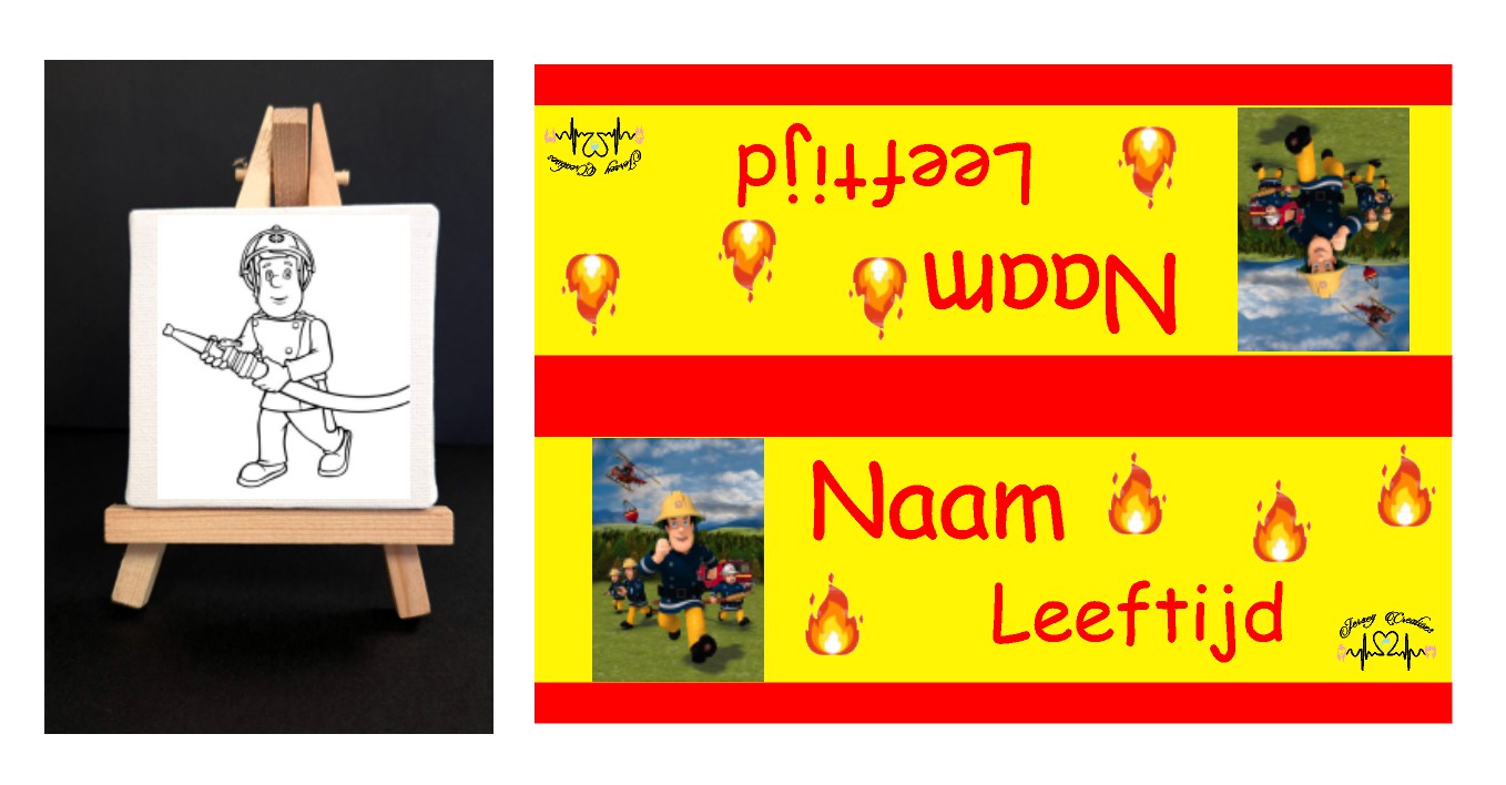Canvasdoekjes op ezeltje