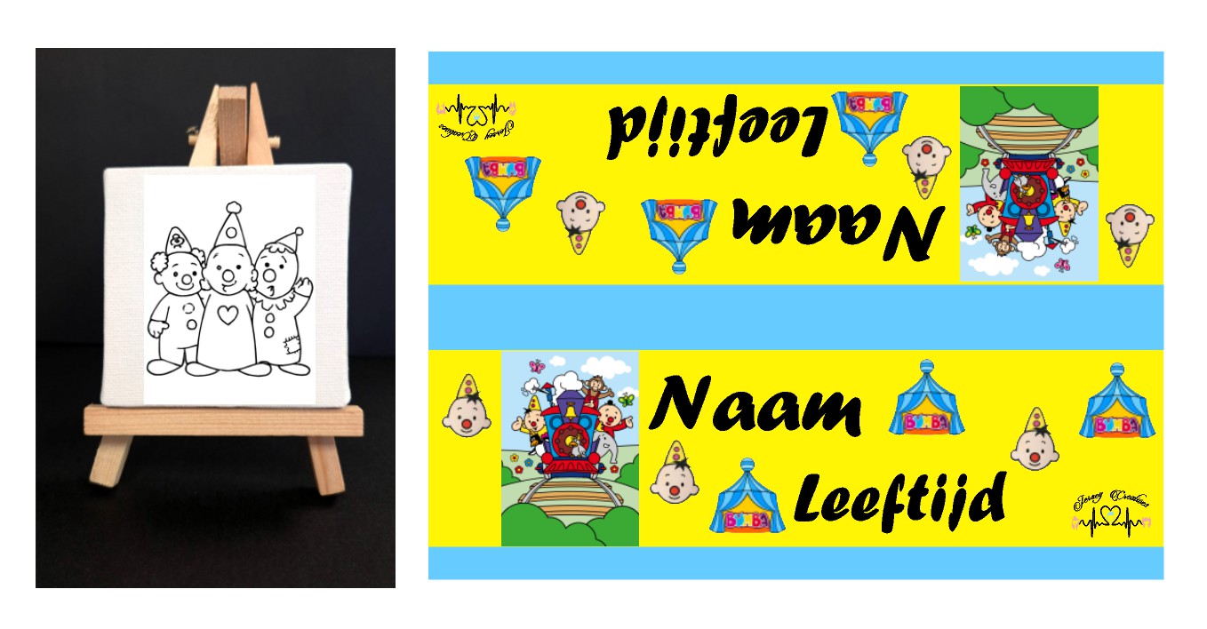 Canvasdoekjes op ezeltje