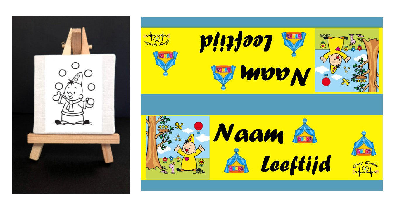 Canvasdoekjes op ezeltje