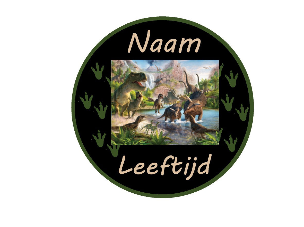Sluitstickers bedrukt (per vel) Ø 3 cm