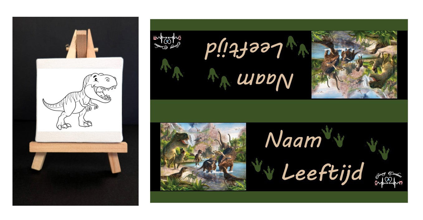 Canvasdoekjes op ezeltje