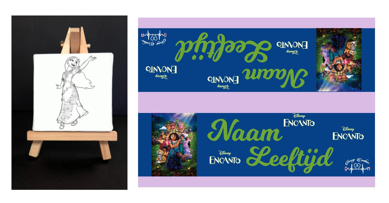 Canvasdoekjes op ezeltje