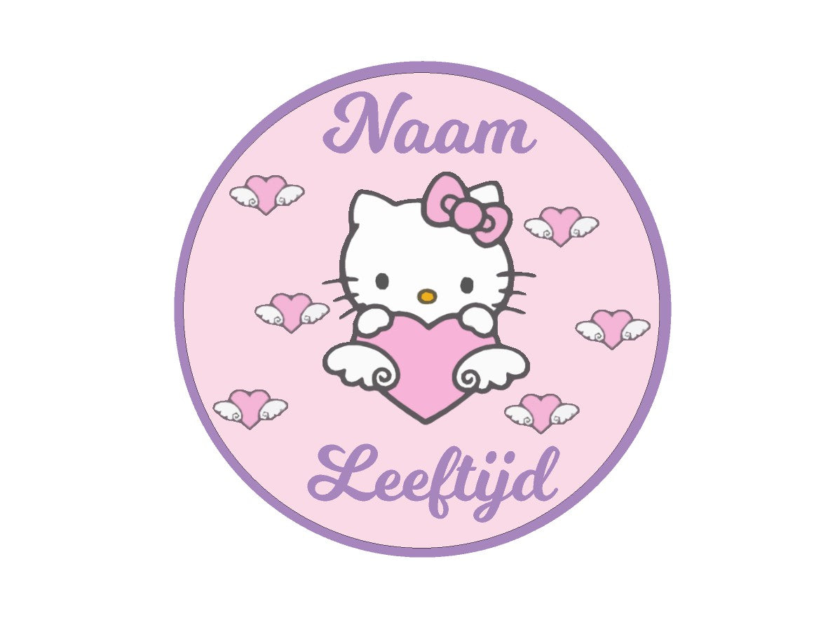 Sluitstickers bedrukt (per vel) Ø 3 cm