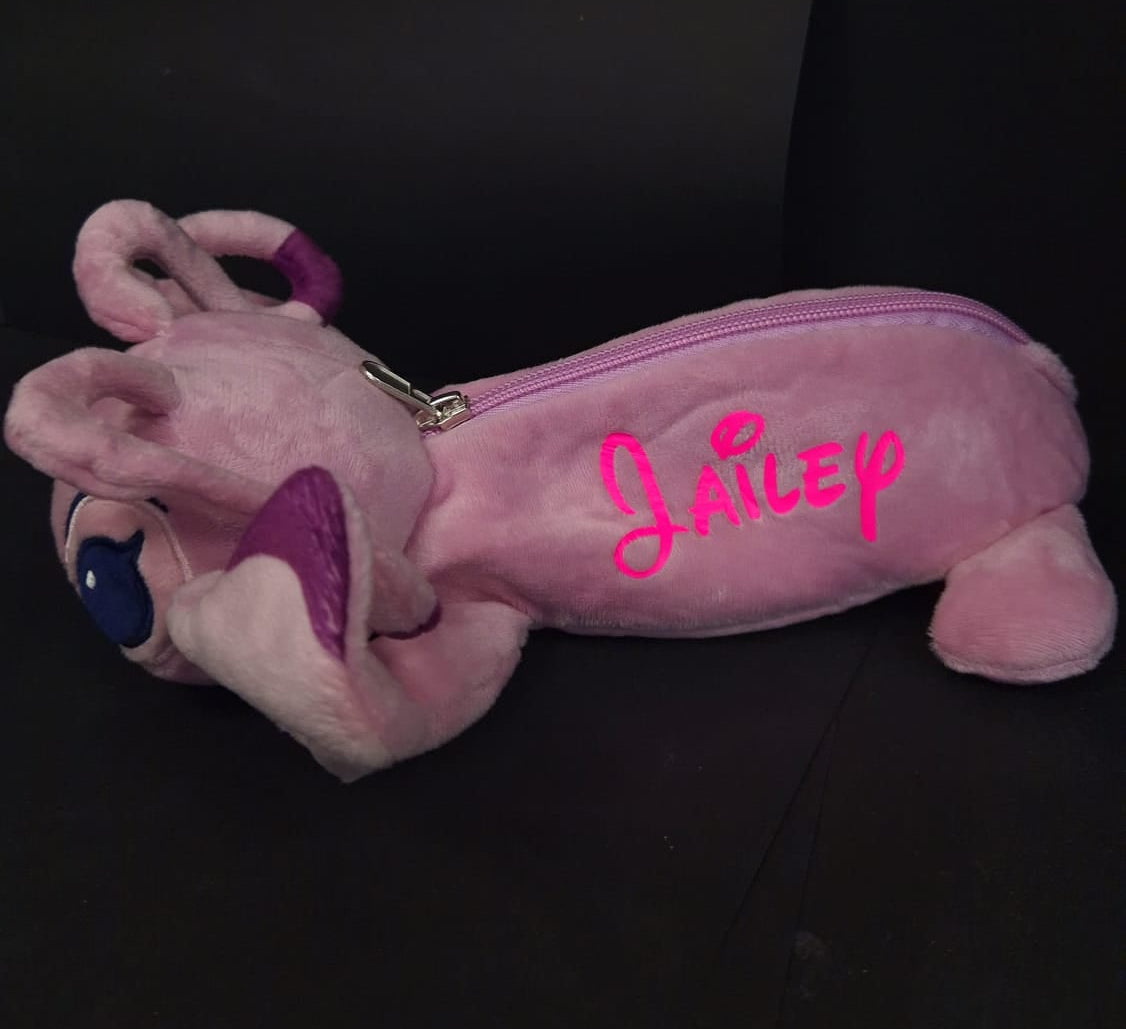 Etui met Stitch of Angel – Gepersonaliseerd met Naam
