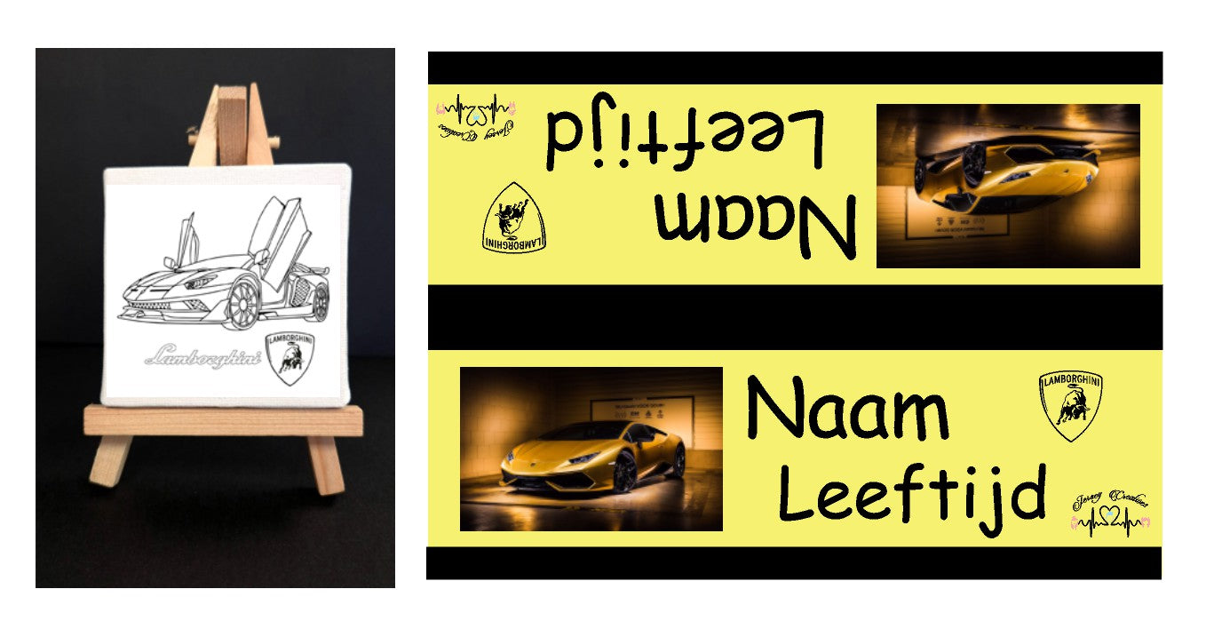 Canvasdoekjes op ezeltje