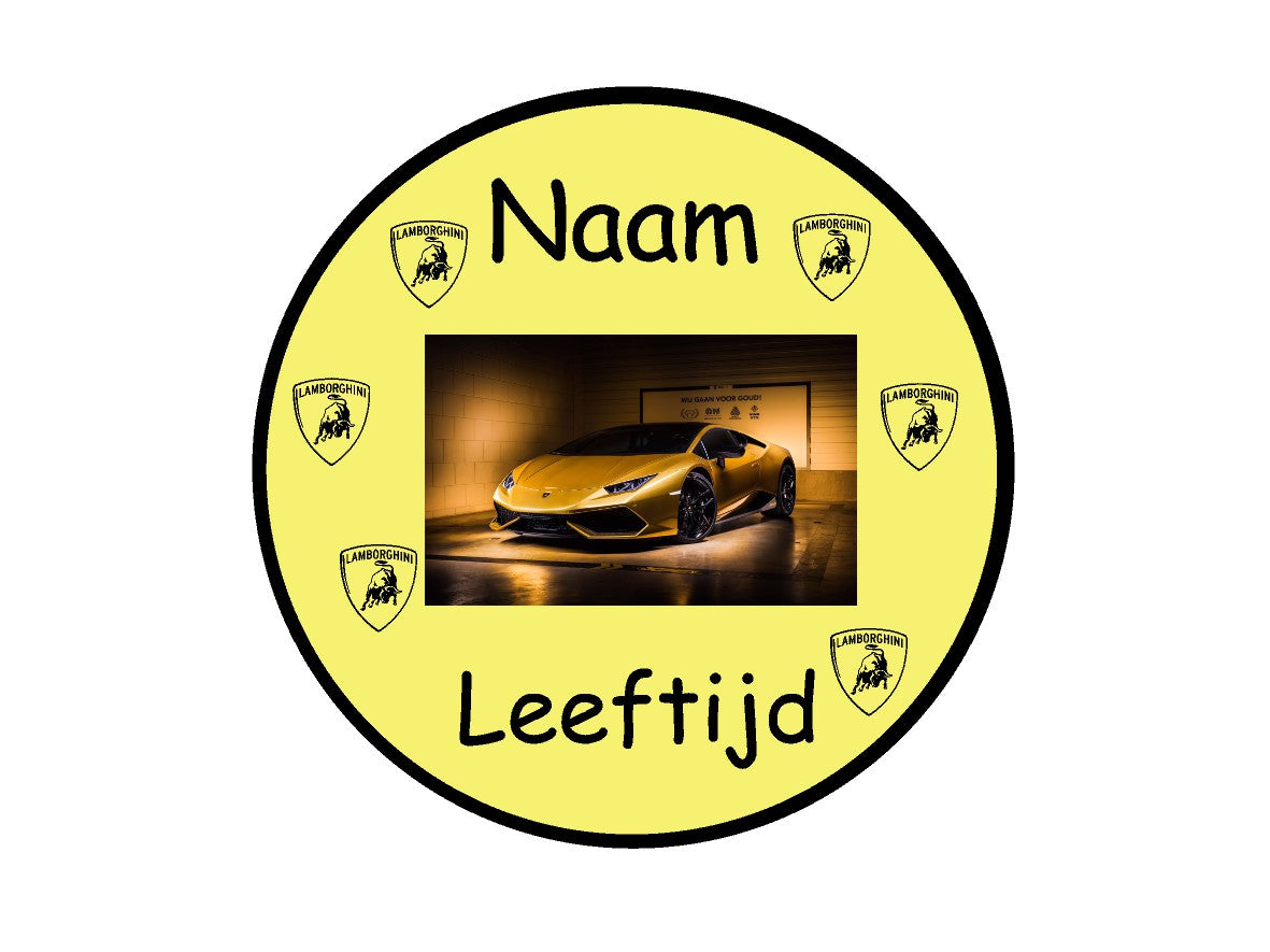 Sluitstickers bedrukt (per vel) Ø 3 cm