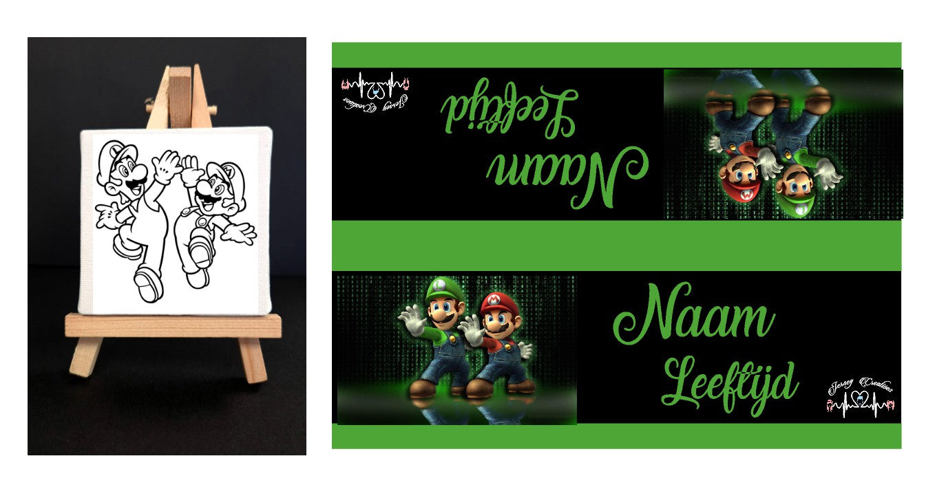 Canvasdoekjes op ezeltje