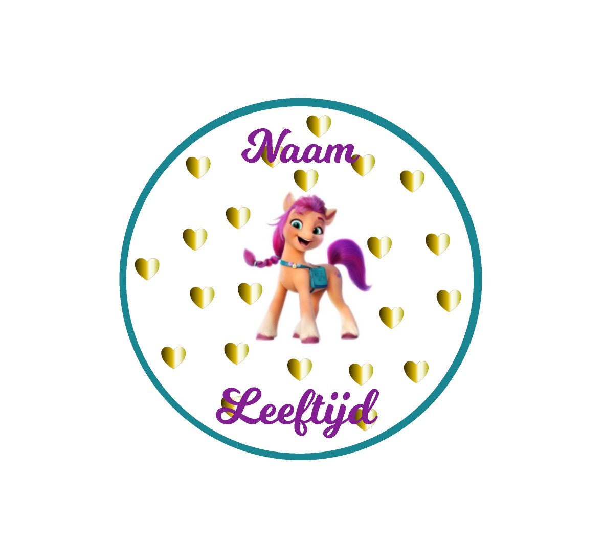 Sluitstickers bedrukt (per vel) Ø 3 cm