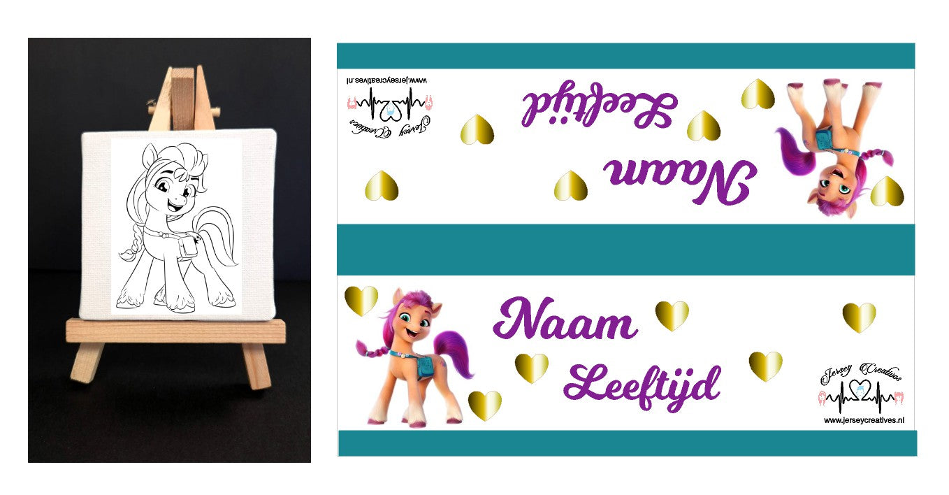 Canvasdoekjes op ezeltje