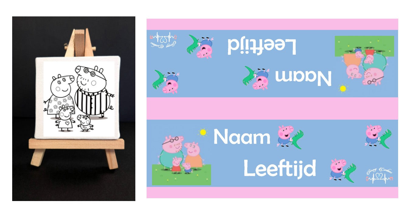 Canvasdoekjes op ezeltje