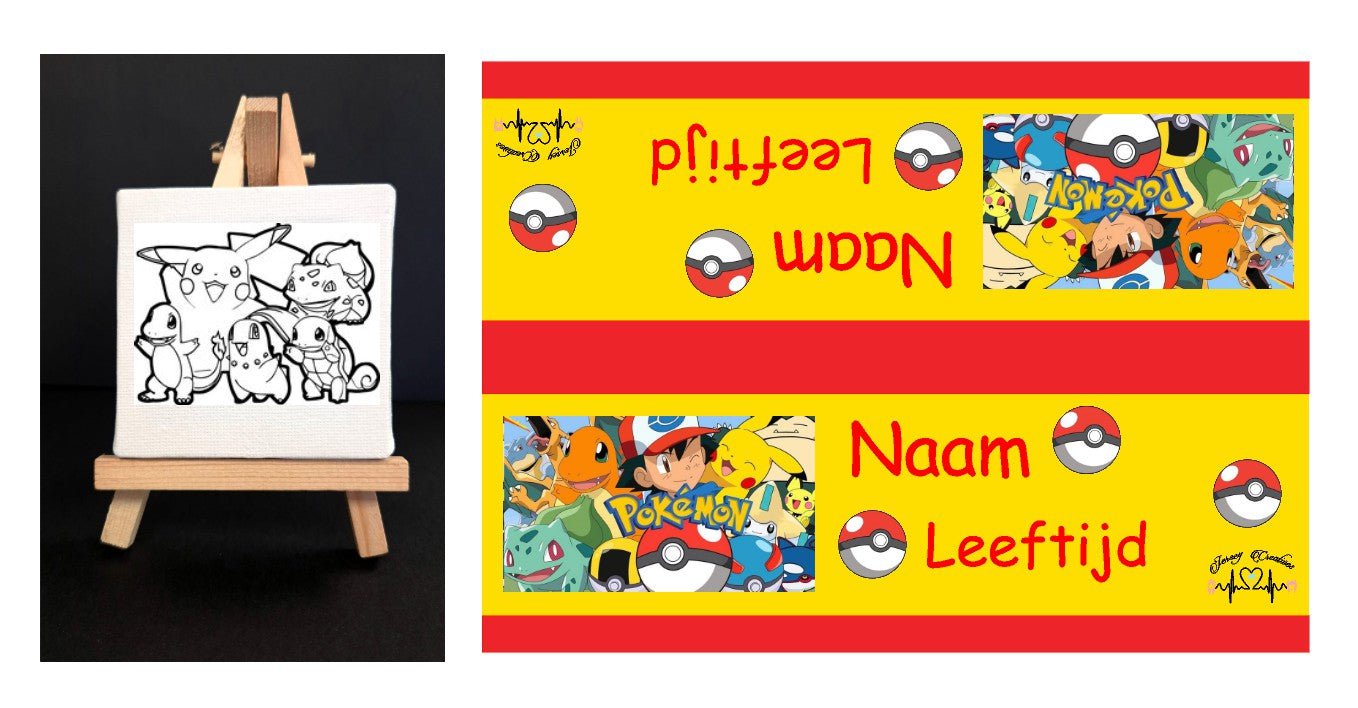 Canvasdoekjes op ezeltje
