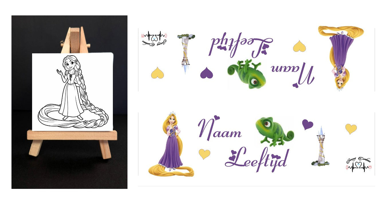 Canvasdoekjes op ezeltje