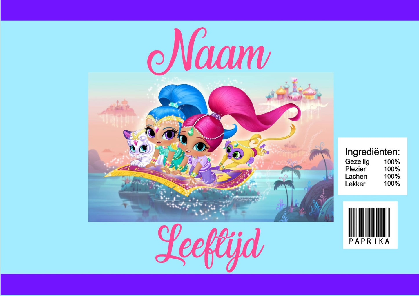 Uitdeelzakjes Kruidnoten in Thema