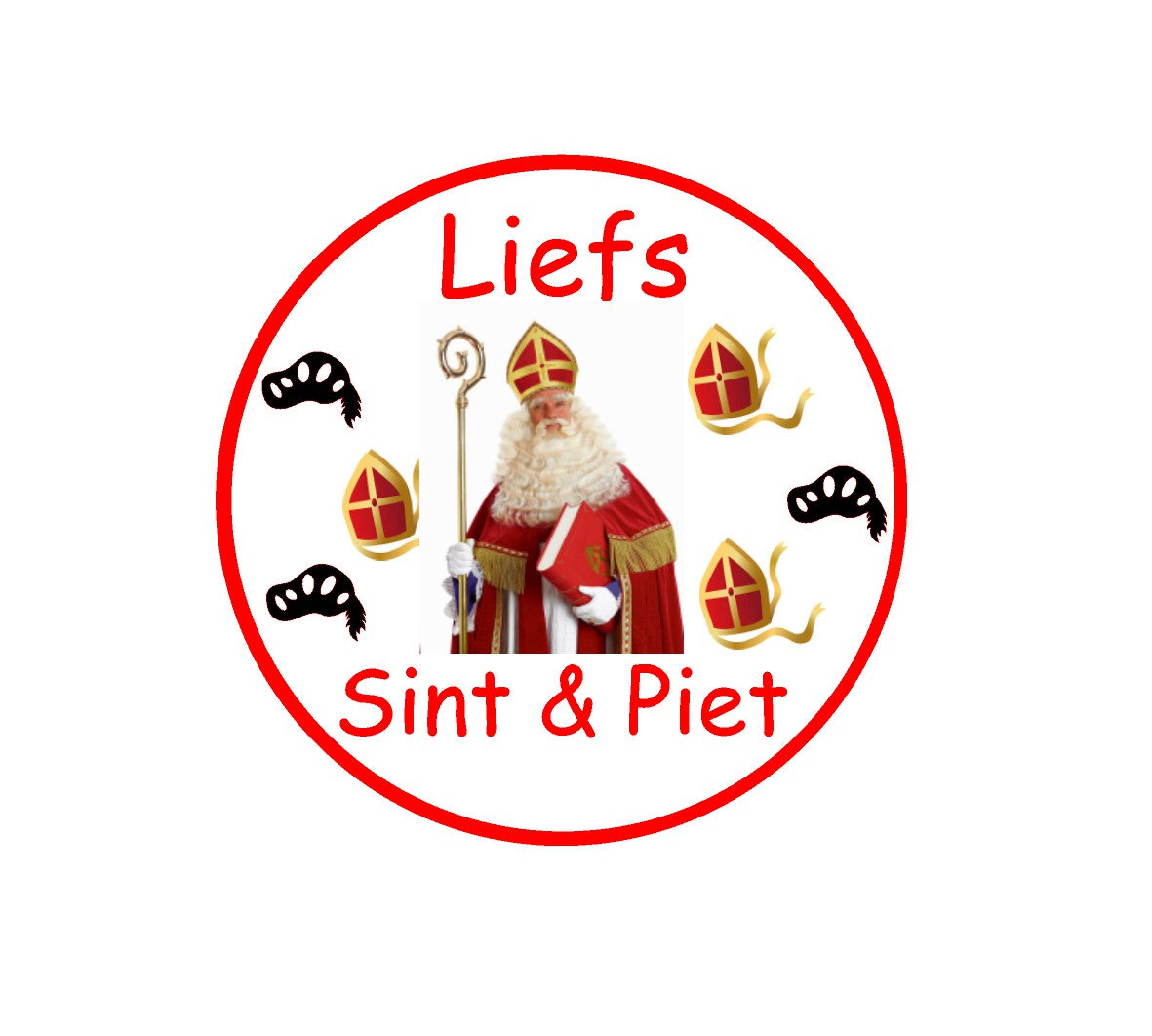 Sluitstickers bedrukt (per vel) Ø 3 cm