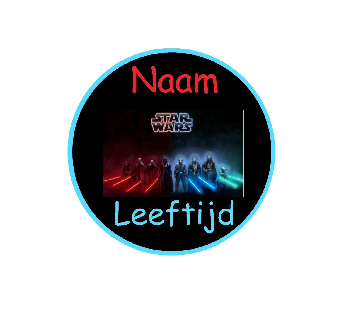 Sluitstickers bedrukt (per vel) Ø 3 cm