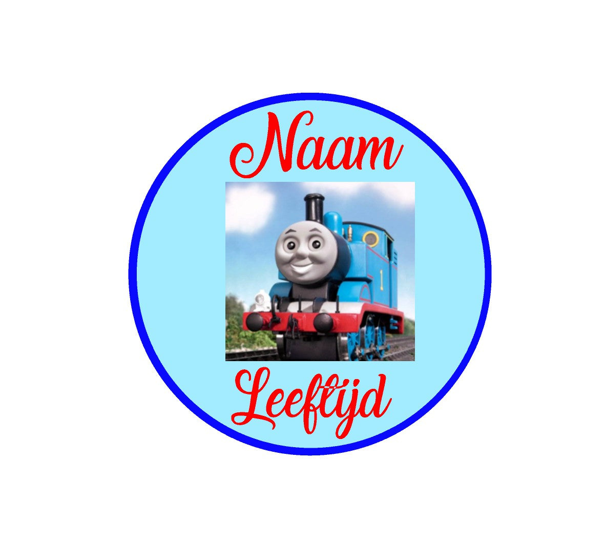Sluitstickers bedrukt (per vel) Ø 3 cm