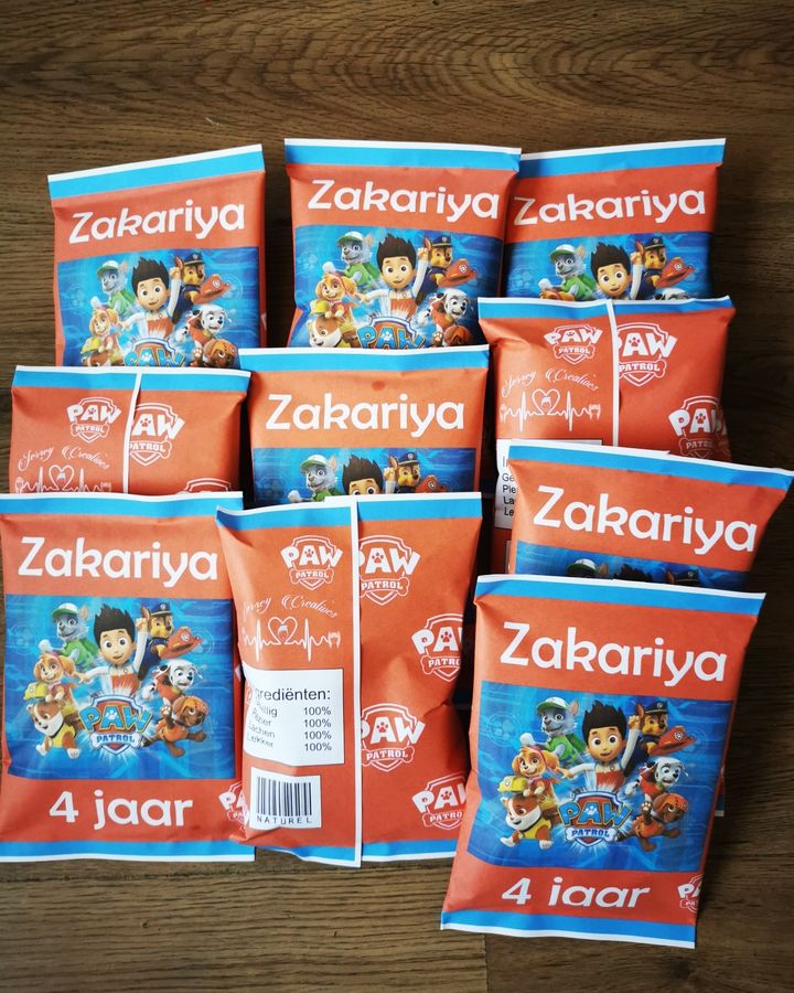 Uitdeelzakjes Kruidnoten in Thema