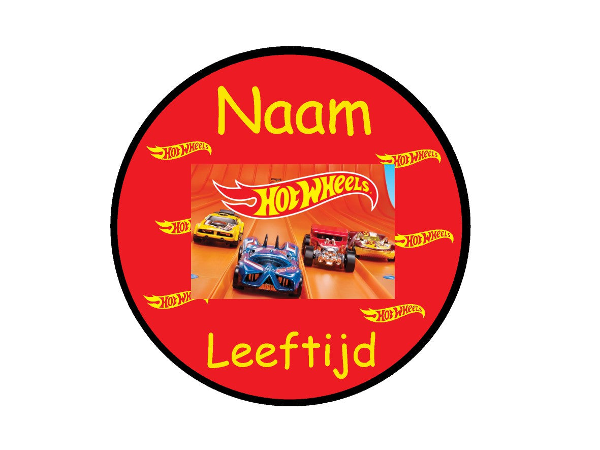 Sluitstickers bedrukt (per vel) Ø 3 cm