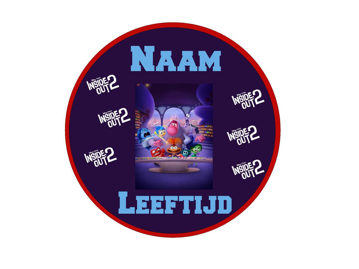 Sluitstickers bedrukt (per vel) Ø 3 cm