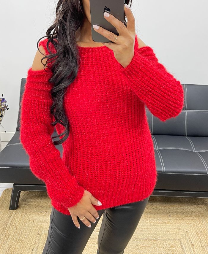 Off shoulder trui Petra