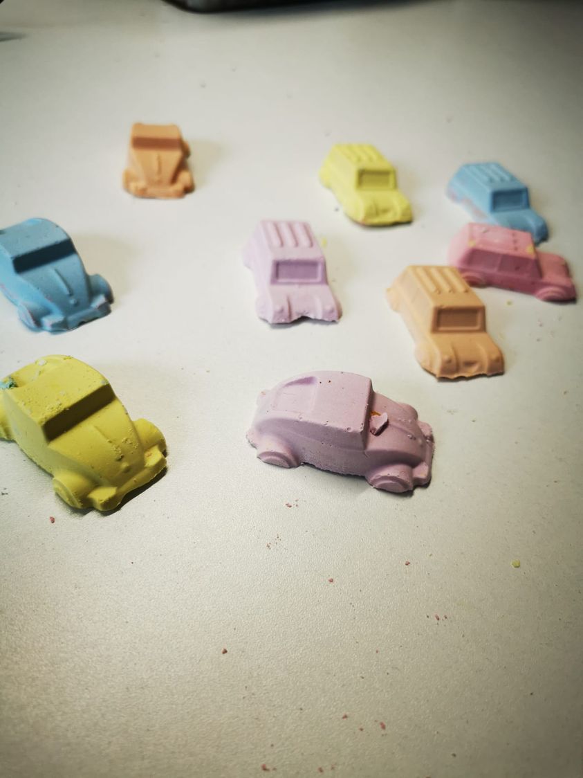 Stoepkrijt in Leuke Figuren – Assorti Kleur
