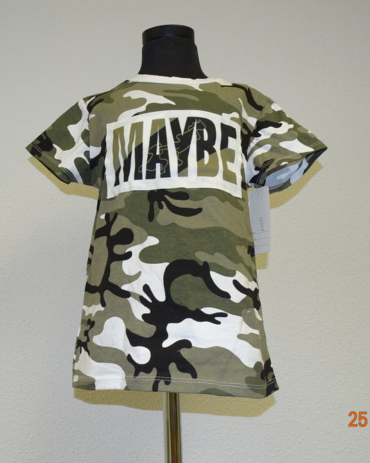 🟢🟡 Jongens Camouflage Shirt