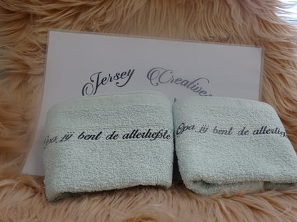 Gastendoekje met Tekst – Voor de Allerliefste! OP=OP
