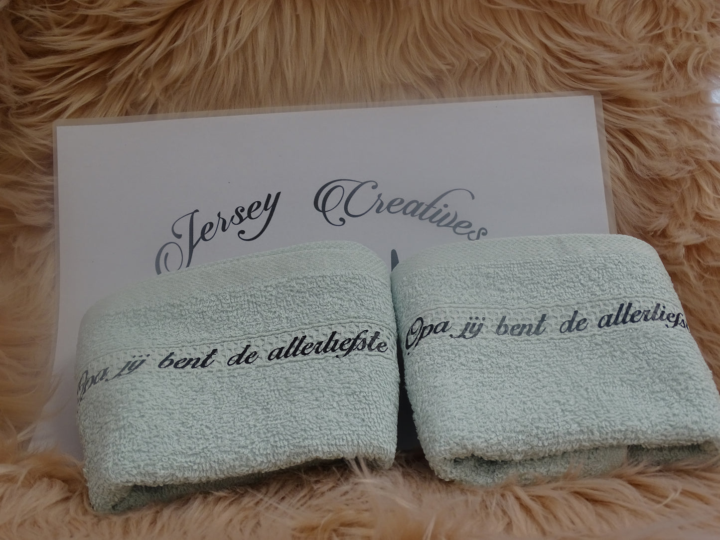Gastendoekje met Tekst – Voor de Allerliefste! OP=OP
