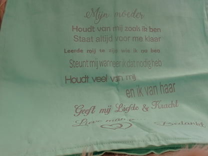 Kussenhoes Mintgroen