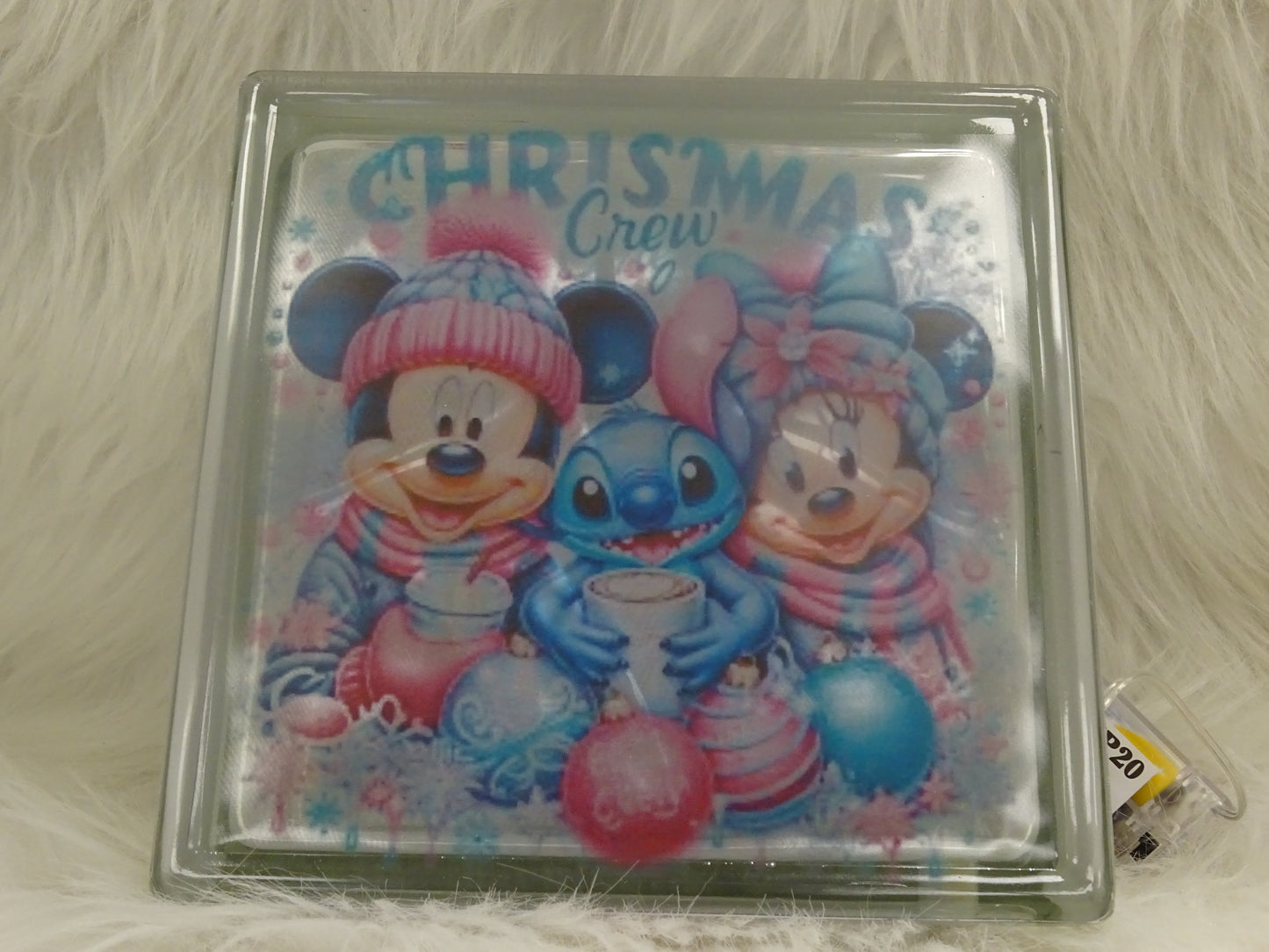 Gepersonaliseerd Glasblok met Verlichting