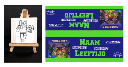 Canvasdoekjes op ezeltje