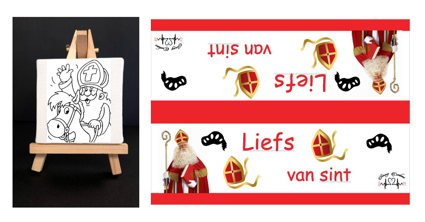 Canvasdoekjes op ezeltje