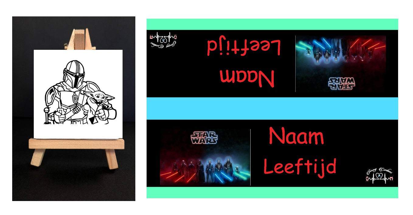 Canvasdoekjes op ezeltje