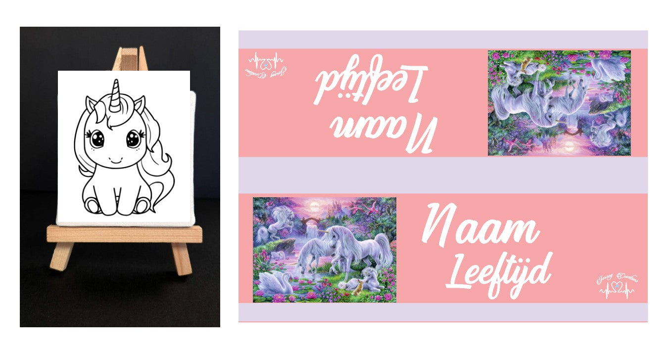 Canvasdoekjes op ezeltje