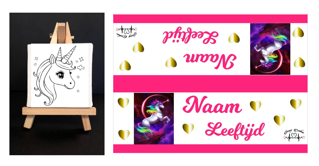 Canvasdoekjes op ezeltje