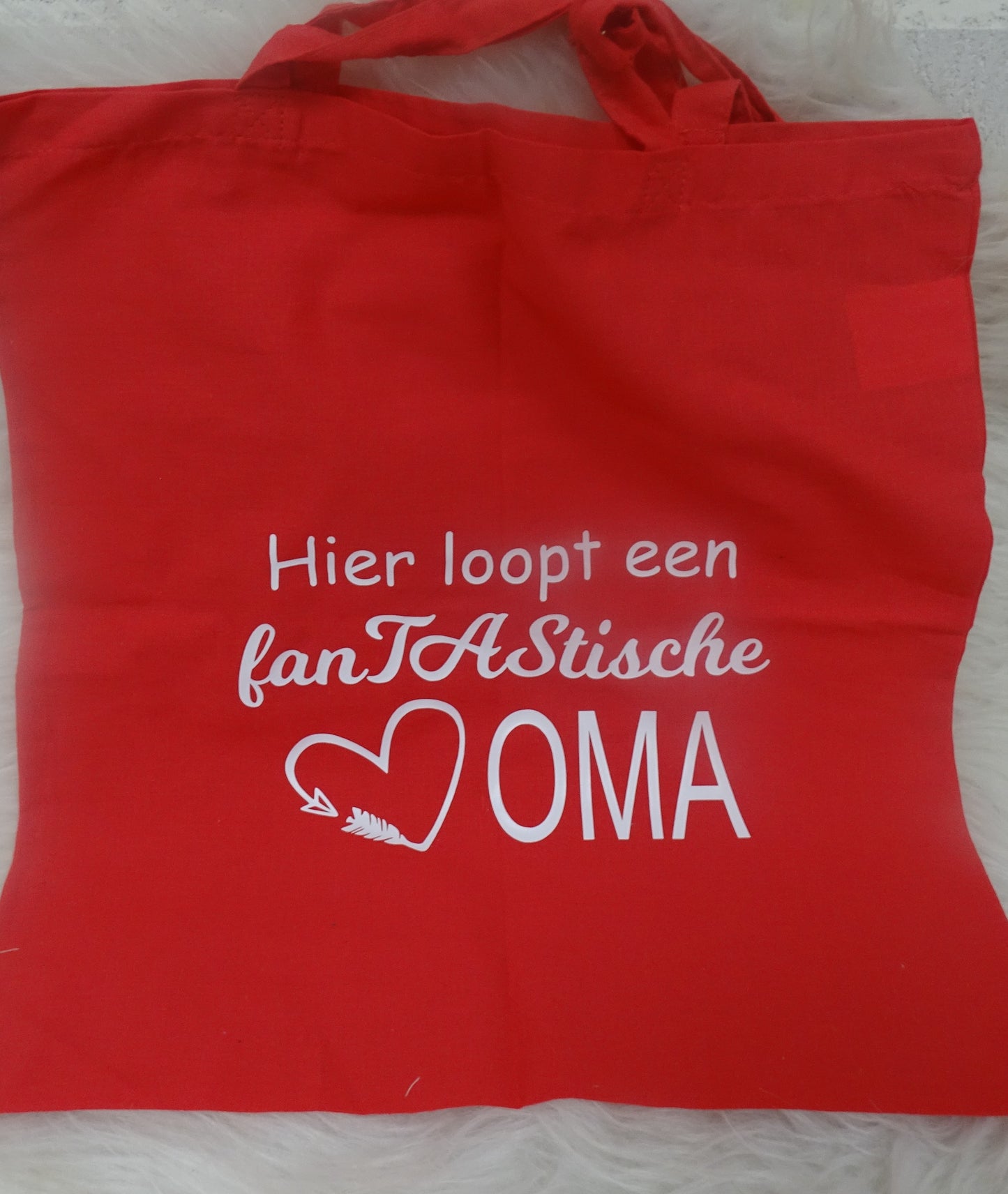Bedrukte Knalroze Katoenen Tas – Met Hilarische Opdruk