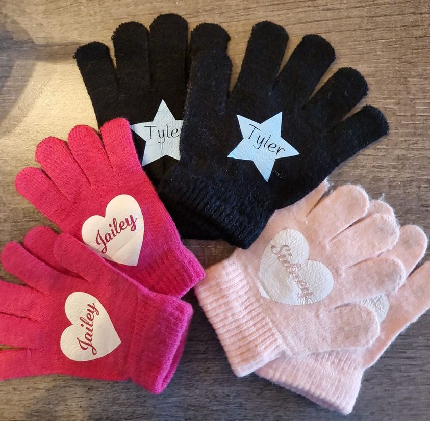 Kinderhandschoenen met naam