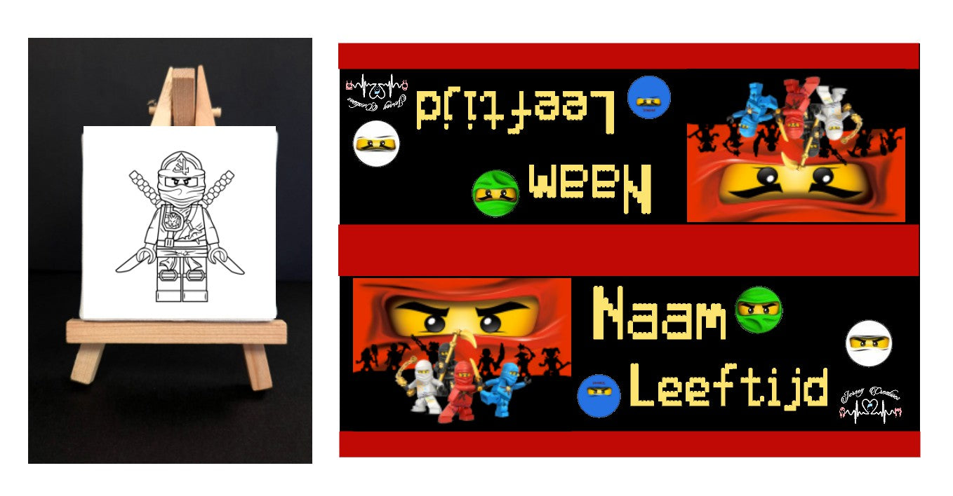 Canvasdoekjes op ezeltje