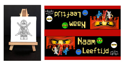 Canvasdoekjes op ezeltje