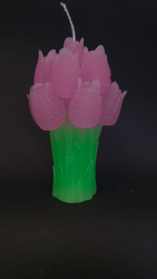 Bosje Tulpen Kaars